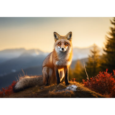Large Fox Canvas